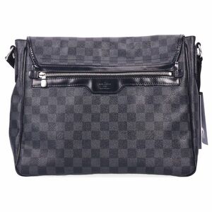 Louis Vuitton Black Messenger Bag Interior Fabric